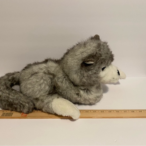 Folkmanis Timber Wolf Hand Puppet Plush Pretend Play Stuffed Animal Toy 17” - Picture 8 of 8